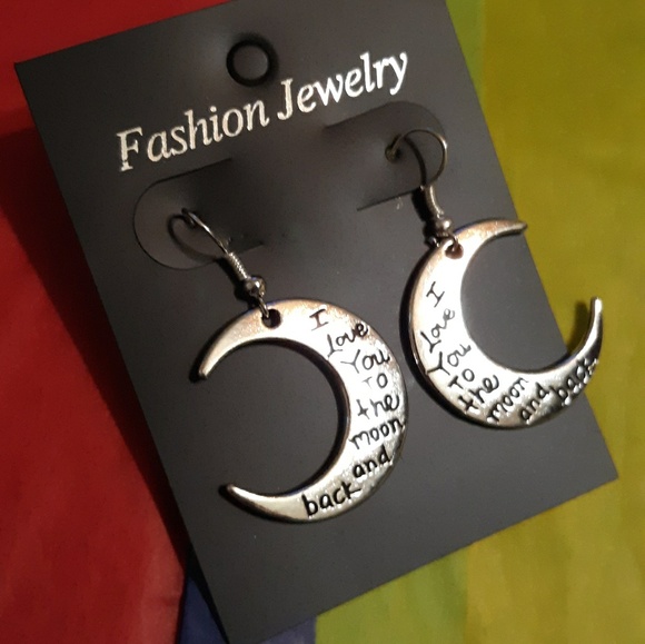 Jewelry - Moon And Back Earrings